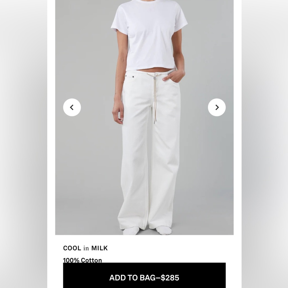 NWOT* Still Here NY Cool Jeans in Milk